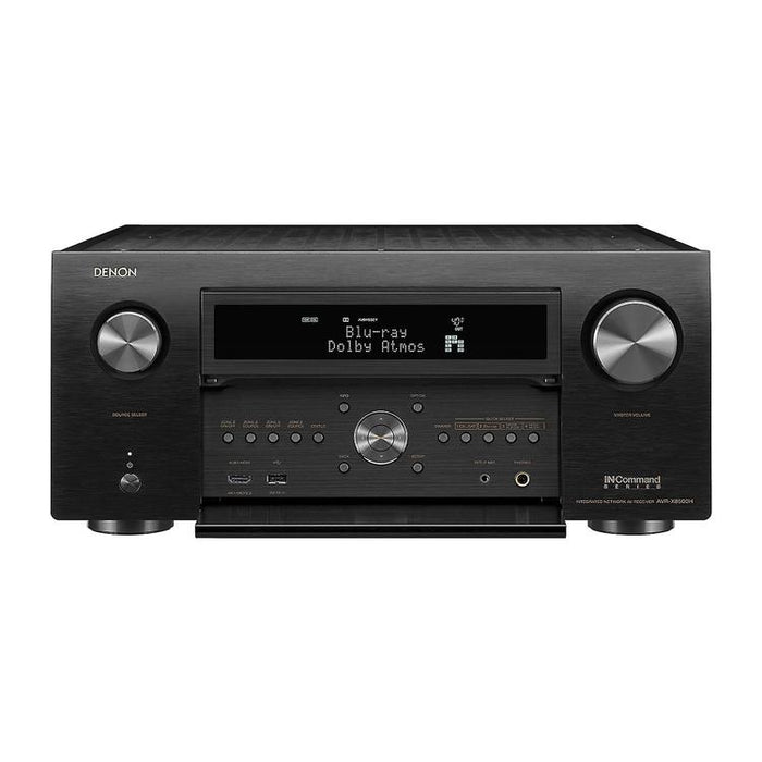 Denon AVRX8500HA & HOME250 | Ensemble Récepteur AV 13.2 canaux et haut-parleur sans-fil - Cinéma maison - Bluetooth - Wi-Fi - 8K - HEOS - Noir-Sonxplus Victo/Thetford