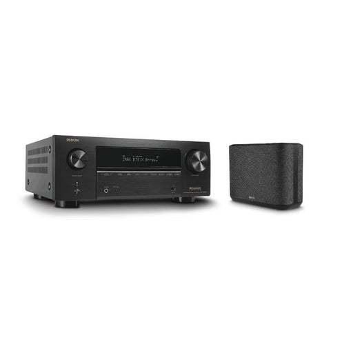 Denon AVRX3800H & HOME250 | 9-channel AV receiver and wireless speaker - Home theater - Auro 3D - 8K - HEOS - Black-Sonxplus Victo/Thetford