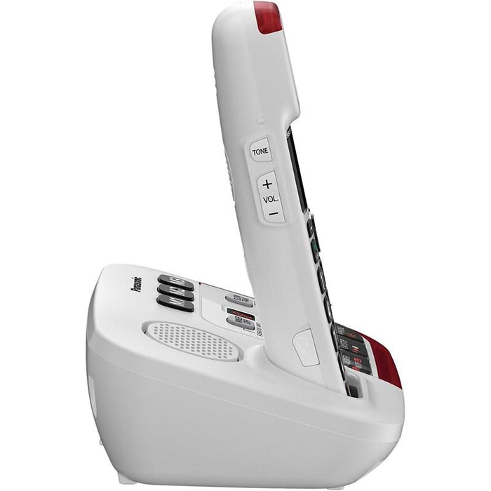 Panasonic KX-TGM490S | Téléphone sans fil - 1 combiné - Répondeur - Amplifié 3X - Argenté-Sonxplus Victo/Thetford