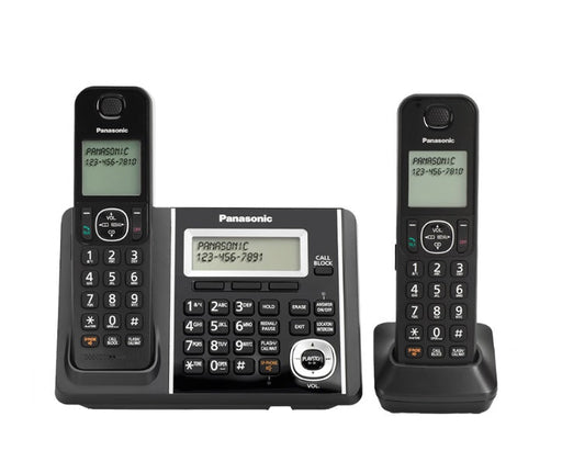 Panasonic KX-TGF342B | Téléphone sans fil - 2 combinés - Répondeur - Noir-Sonxplus Victo/Thetford