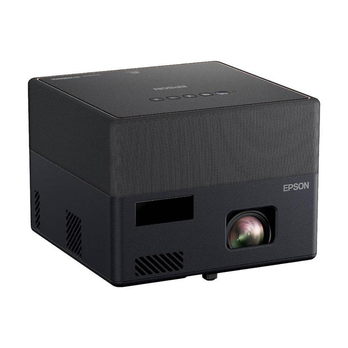 Epson EpiqVision Mini EF12 | Projecteur Laser portatif - Wi-fi - 3LCD - Écran 150 pouces - 16:9 - 4K - HDR FHD - Son audiophile - Android TV - Noir-SONXPLUS.com